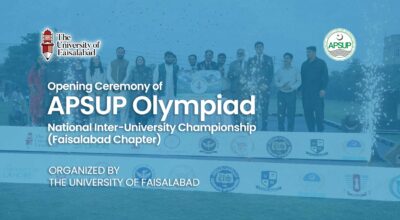 APSUP Olympiad – National Inter-University Championship (Faisalabad Chapter)