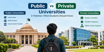 Public vs private universities in Pakistan