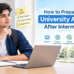 Preparing for university admission after intermediate
